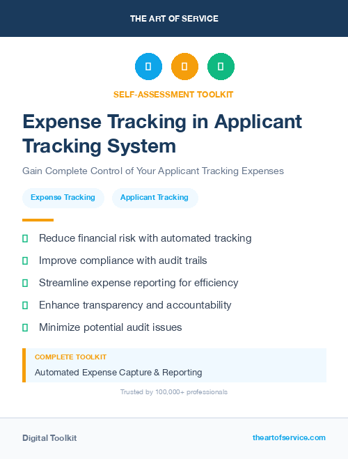 Expense Tracking in Applicant Tracking System