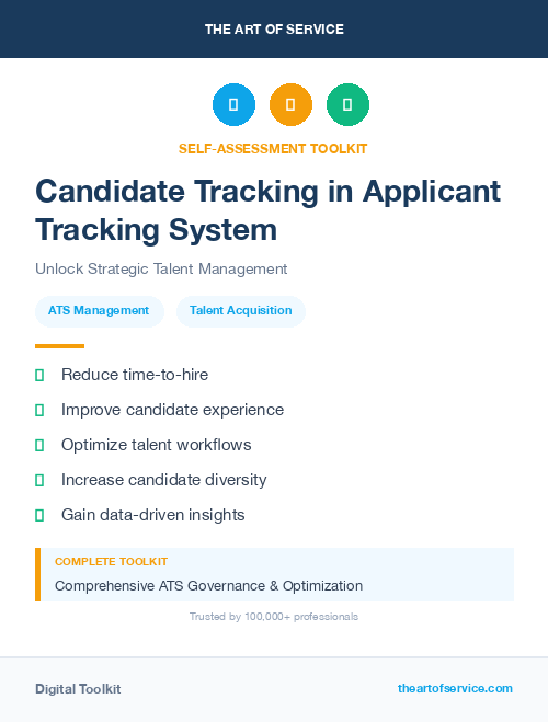 Candidate Tracking in Applicant Tracking System