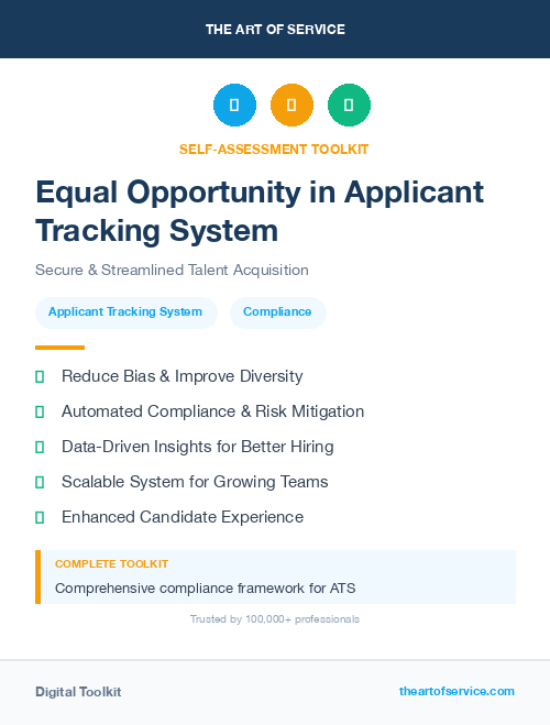Equal Opportunity in Applicant Tracking System