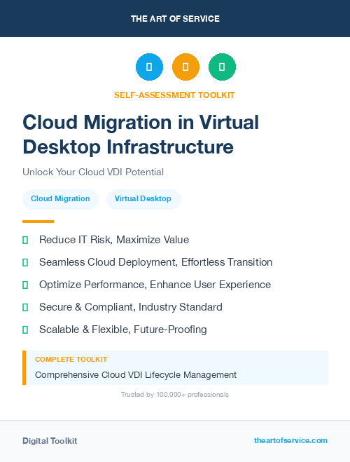 Cloud Migration in Virtual Desktop Infrastructure
