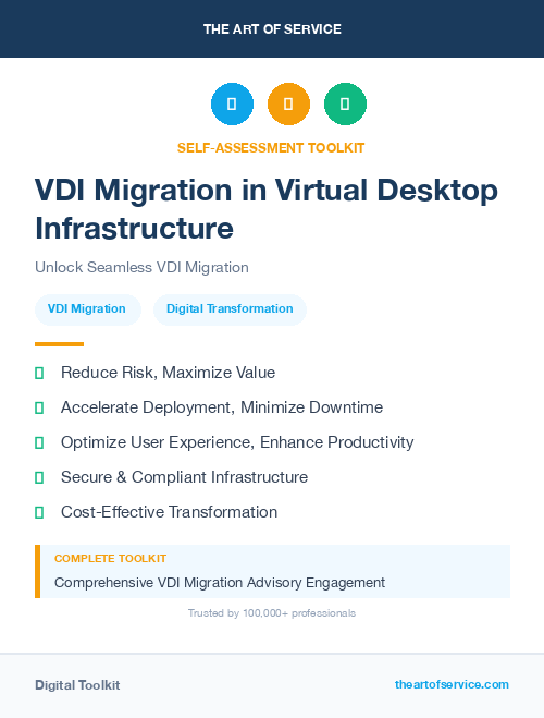 VDI Migration in Virtual Desktop Infrastructure