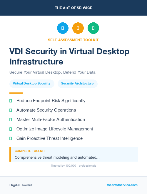 VDI Security in Virtual Desktop Infrastructure