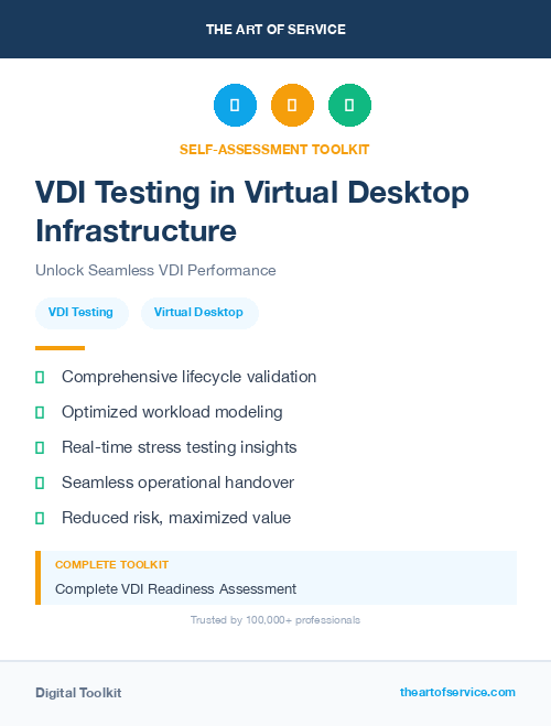 VDI Testing in Virtual Desktop Infrastructure
