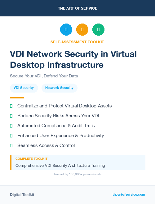 VDI Network Security in Virtual Desktop Infrastructure