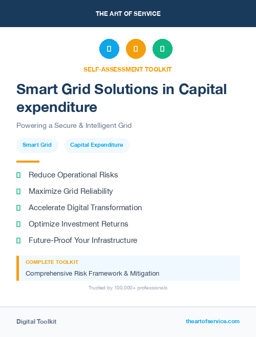 Smart Grid Solutions in Capital expenditure