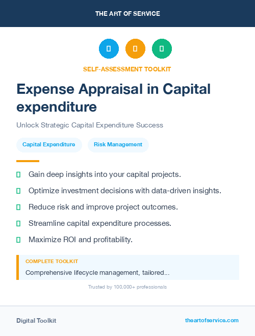 Expense Appraisal in Capital expenditure