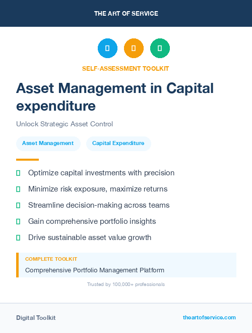 Asset Management in Capital expenditure