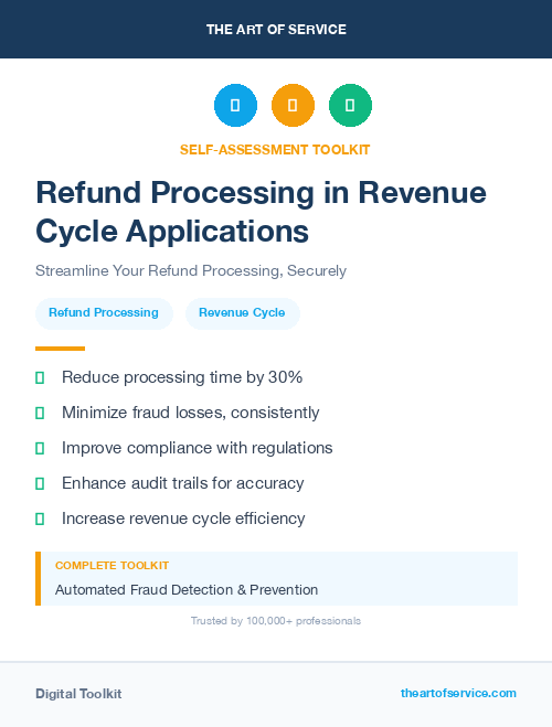 Refund Processing in Revenue Cycle Applications