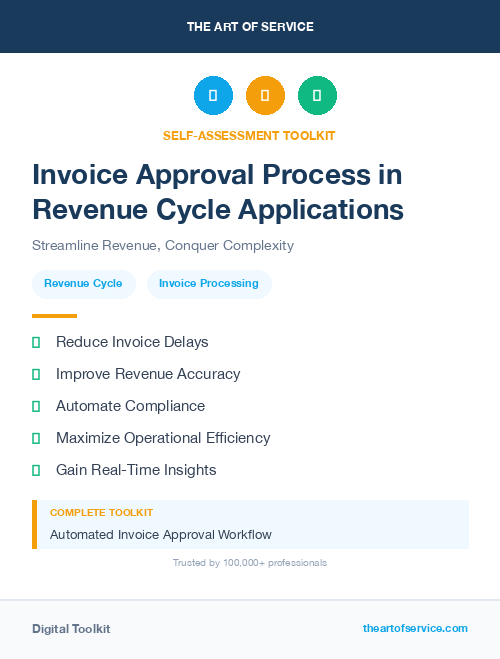 Invoice Approval Process in Revenue Cycle Applications