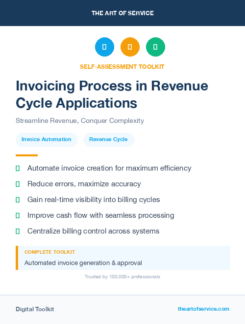 Invoicing Process in Revenue Cycle Applications