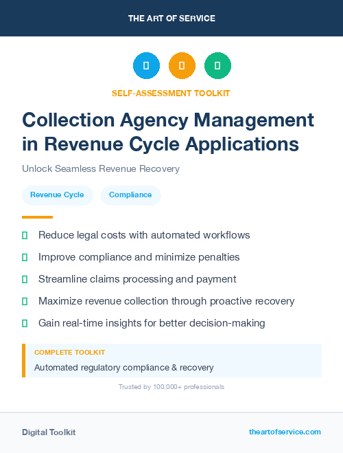 Collection Agency Management in Revenue Cycle Applications