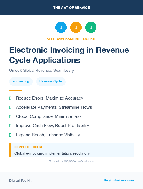 Electronic Invoicing in Revenue Cycle Applications