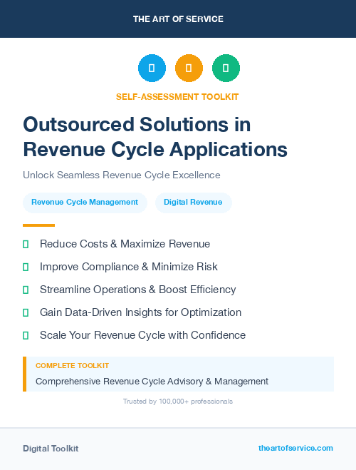 Outsourced Solutions in Revenue Cycle Applications