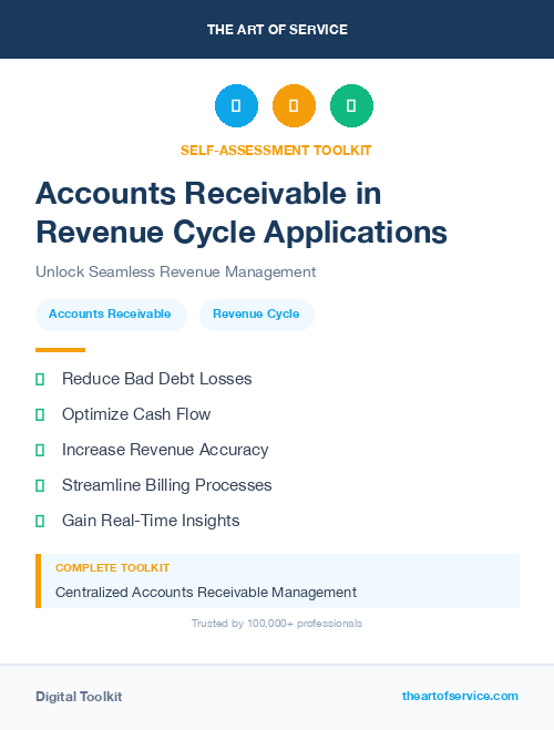 Accounts Receivable in Revenue Cycle Applications