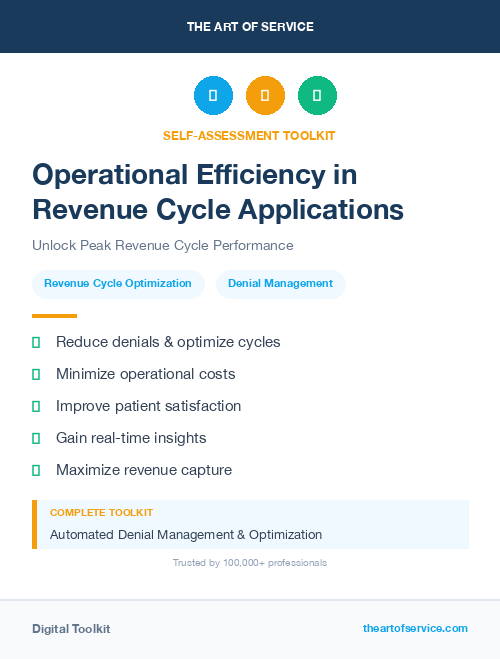 Operational Efficiency in Revenue Cycle Applications