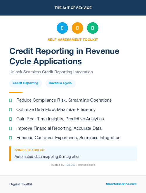 Credit Reporting in Revenue Cycle Applications