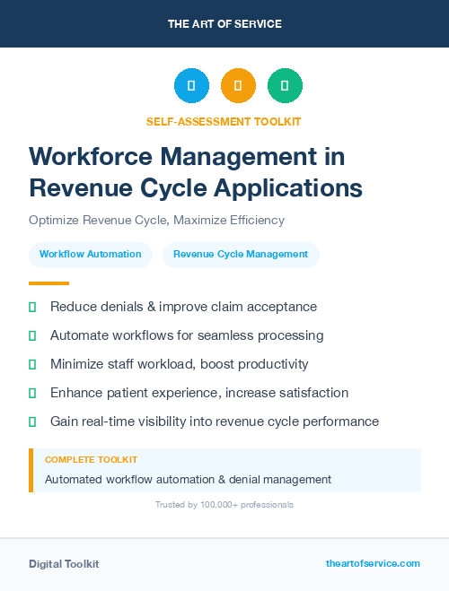 Workforce Management in Revenue Cycle Applications