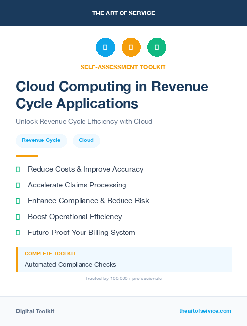 Cloud Computing in Revenue Cycle Applications