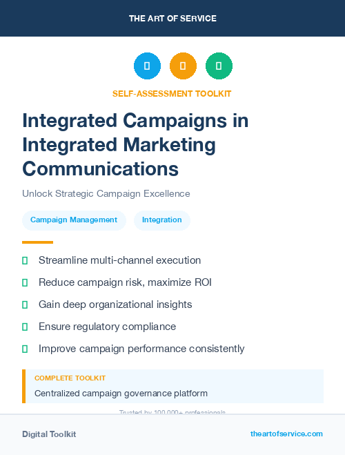 Integrated Campaigns in Integrated Marketing Communications