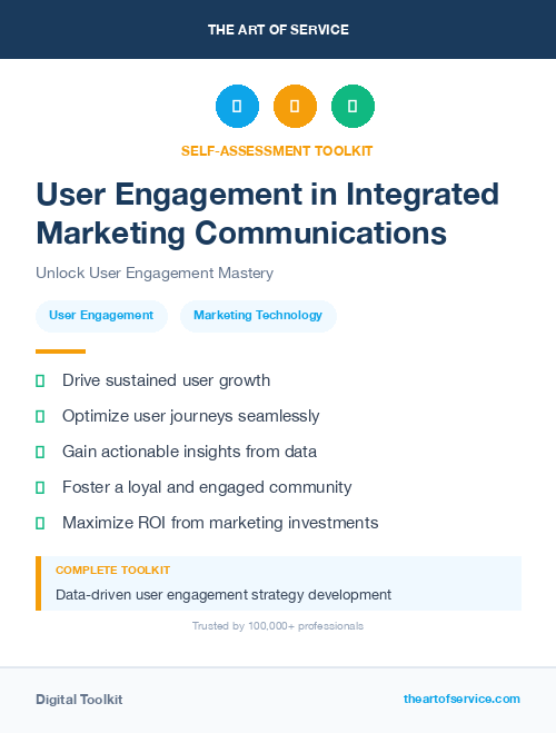 User Engagement in Integrated Marketing Communications
