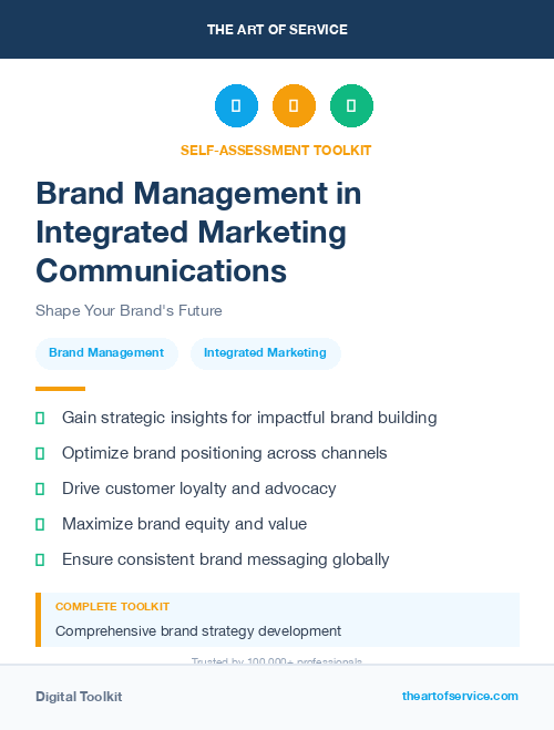Brand Management in Integrated Marketing Communications