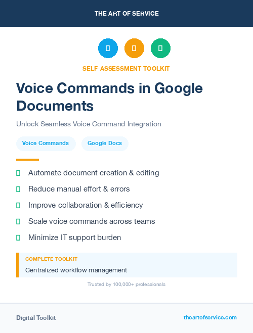 Voice Commands in Google Documents