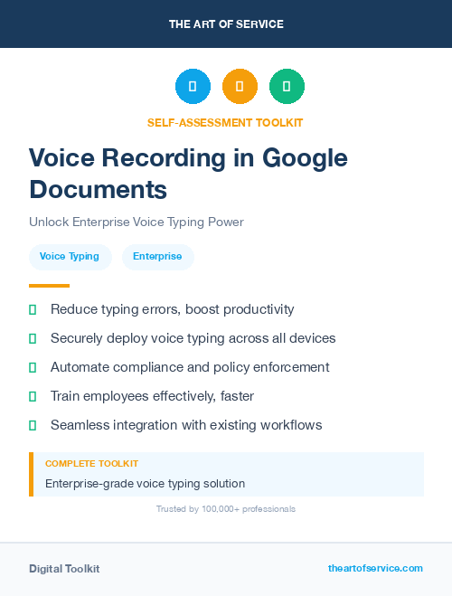 Voice Recording in Google Documents