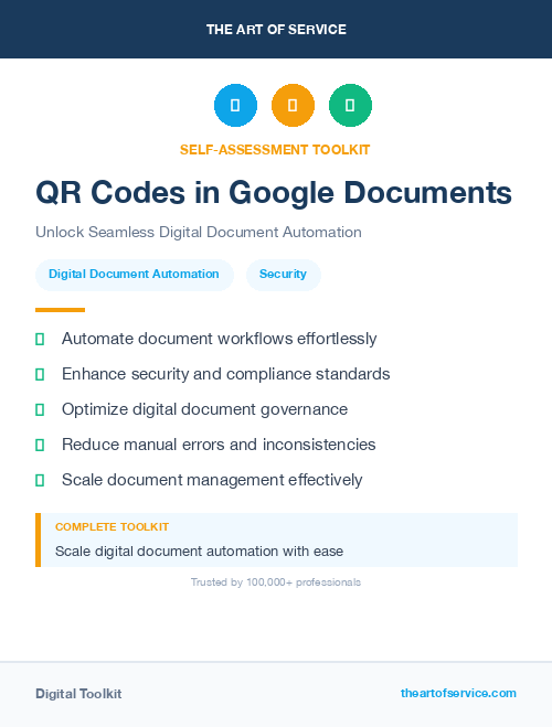 QR Codes in Google Documents