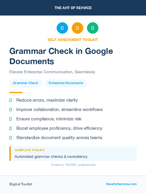 Grammar Check in Google Documents