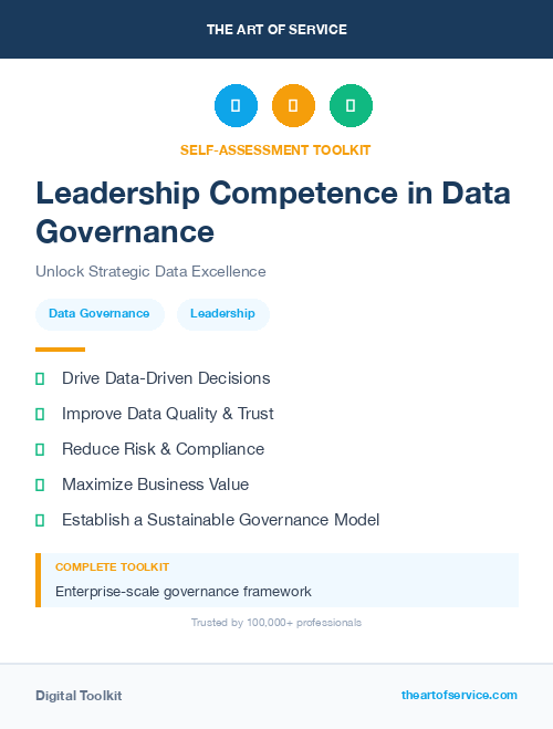Leadership Competence in Data Governance