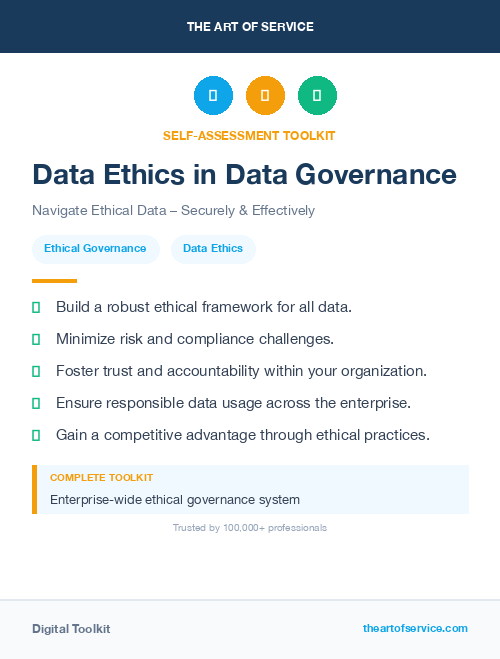 Data Ethics in Data Governance