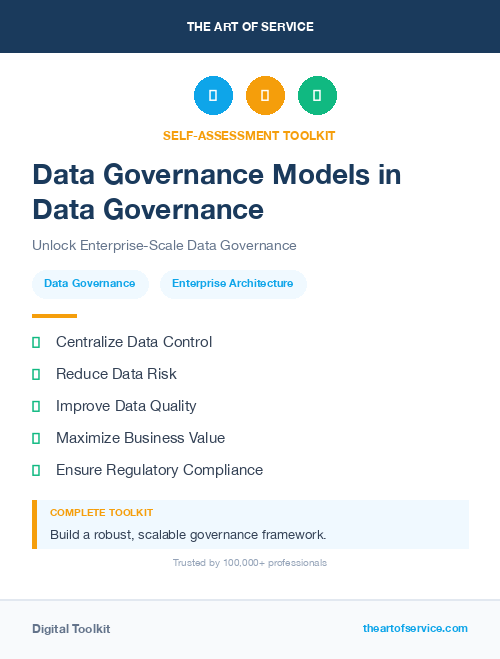 Data Governance Models in Data Governance