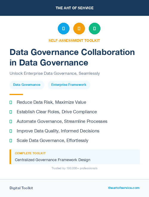 Data Governance Collaboration in Data Governance