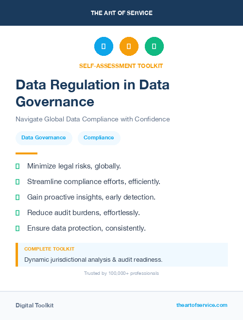 Data Regulation in Data Governance