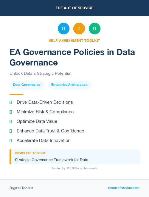 EA Governance Policies in Data Governance