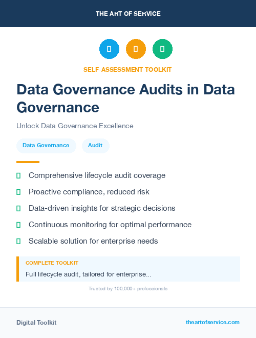 Data Governance Audits in Data Governance