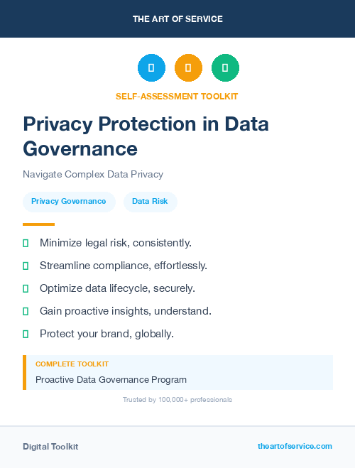 Privacy Protection in Data Governance