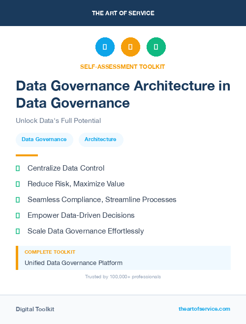 Data Governance Architecture in Data Governance