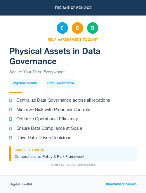Physical Assets in Data Governance