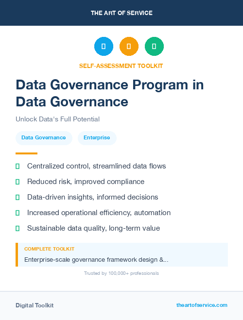 Data Governance Program in Data Governance