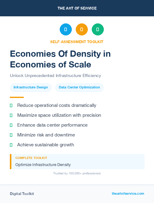 Economies Of Density in Economies of Scale