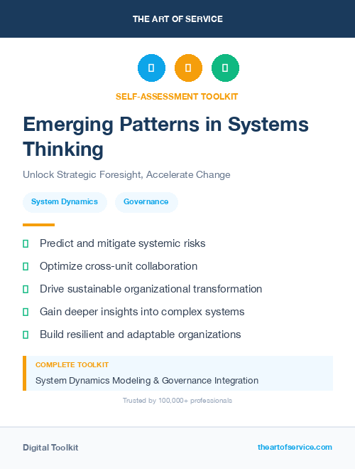 Emerging Patterns in Systems Thinking