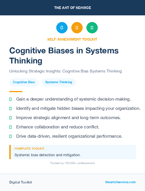 Cognitive Biases in Systems Thinking