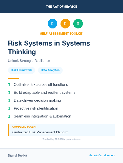 Risk Systems in Systems Thinking
