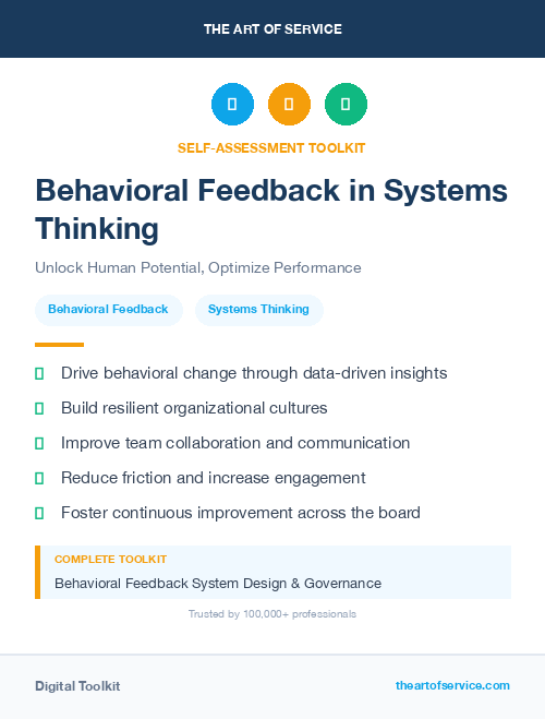 Behavioral Feedback in Systems Thinking