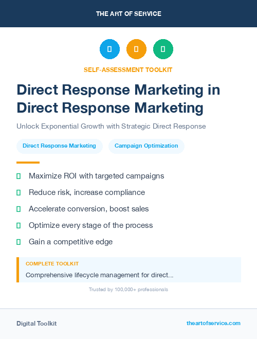Direct Response Marketing in Direct Response Marketing
