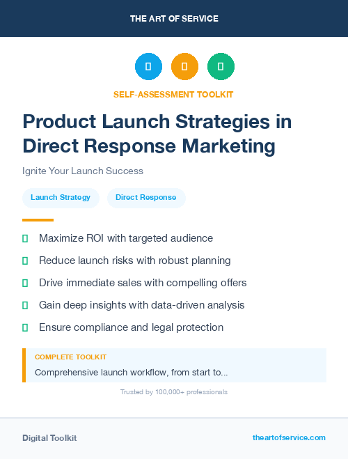 Product Launch Strategies in Direct Response Marketing
