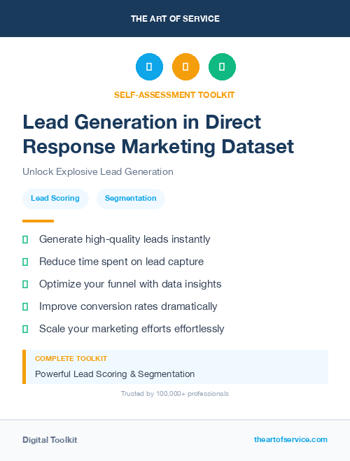 Lead Generation in Direct Response Marketing Dataset