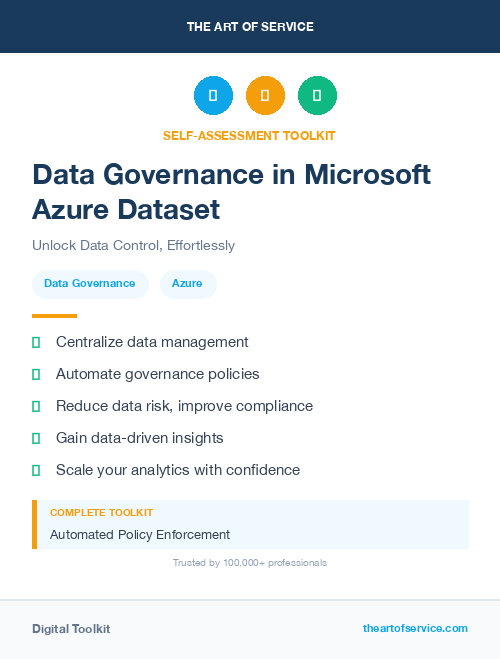 Data Governance in Microsoft Azure Dataset