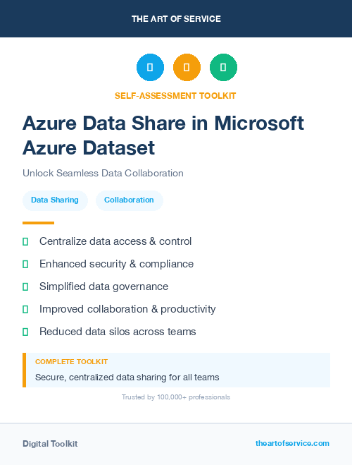 Azure Data Share in Microsoft Azure Dataset